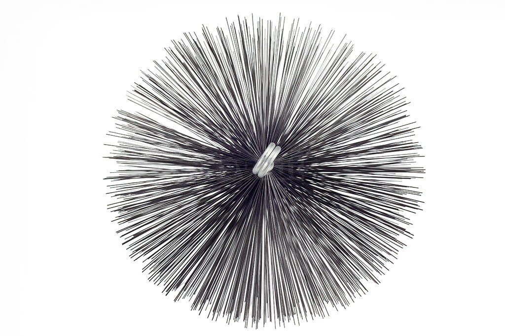 Savent 220 mm metal brush for chimney cleaning. Фото 4