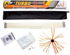 Роторний набір для чищення димоходів 10 м Savent TURBO